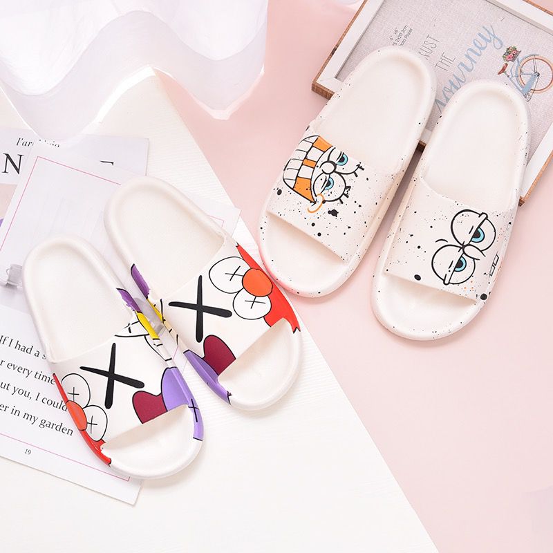 Cute Printed Monsoon Slippers – Stylemantraas