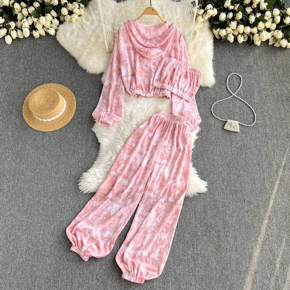 Classy Tie-dye Three Piece Coord Set – Stylemantraas